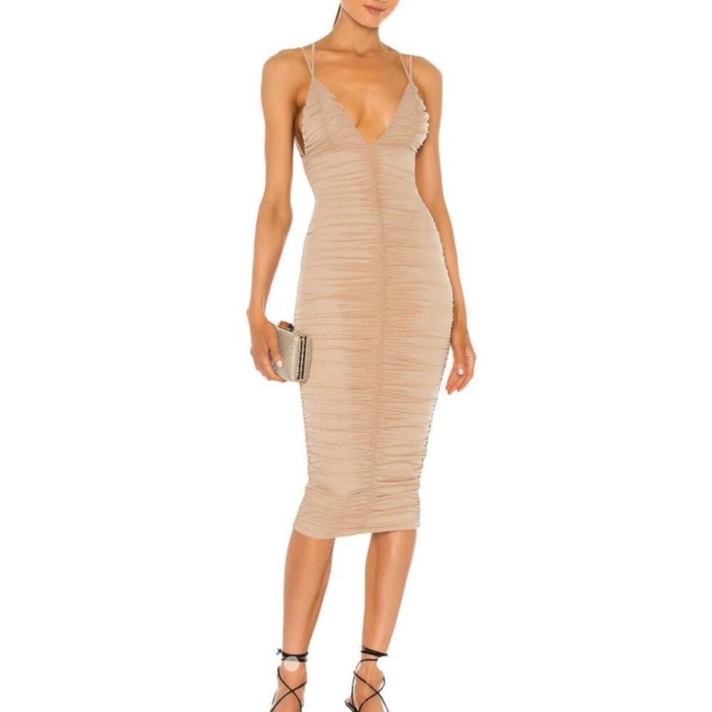 revolve michael costello fiji in taupe